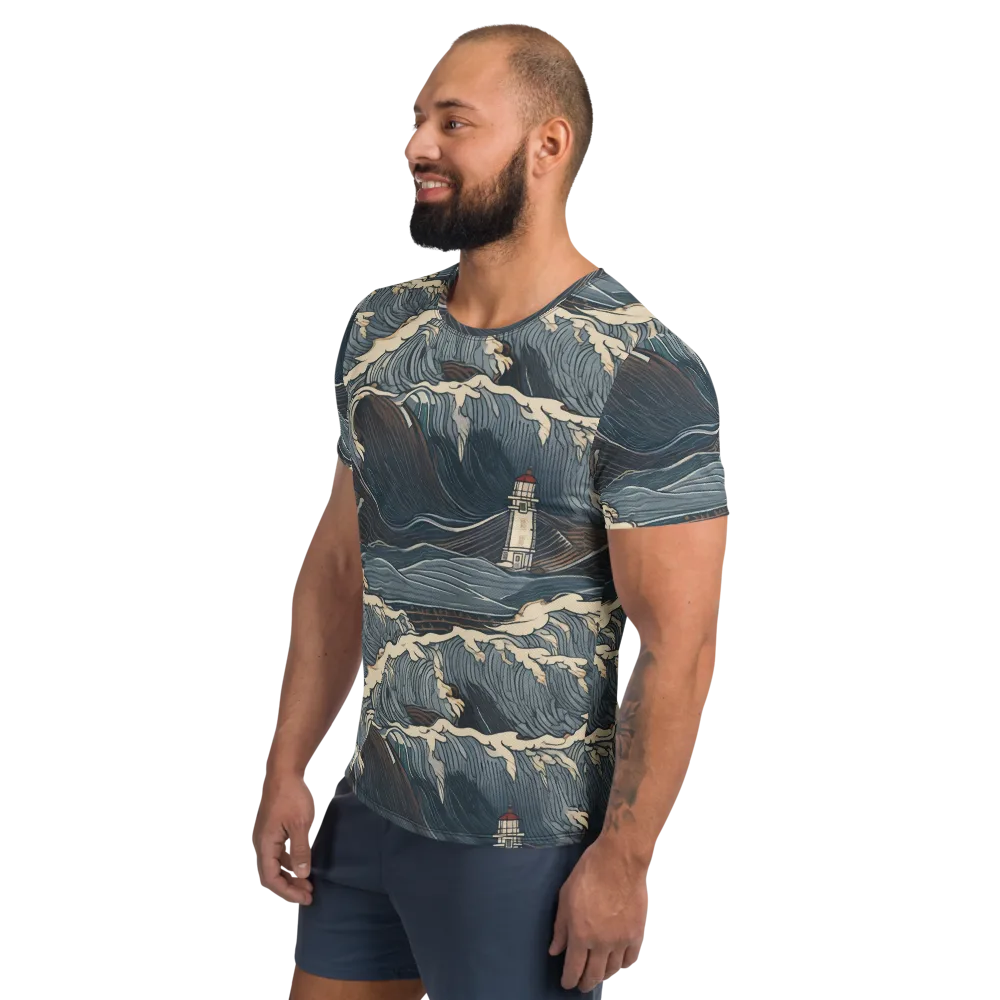 Stormwatch on Men's Athletic T-Shirt — Left