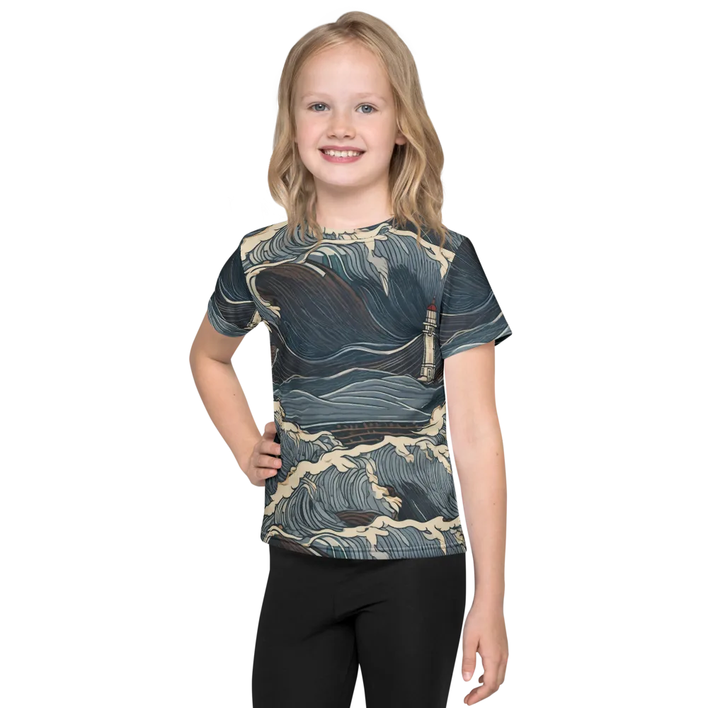Stormwatch on Kids Crew Neck T-Shirt — Front
