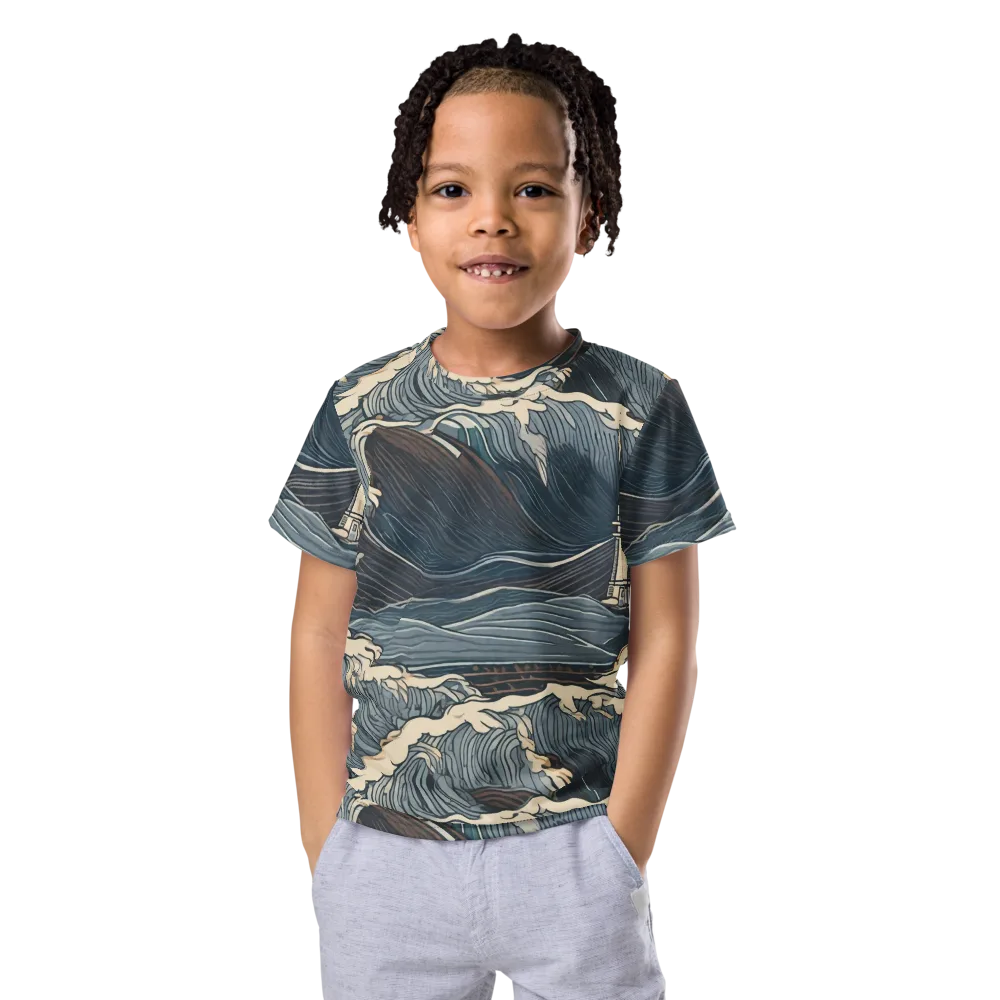 Stormwatch on Kids Crew Neck T-Shirt — Front