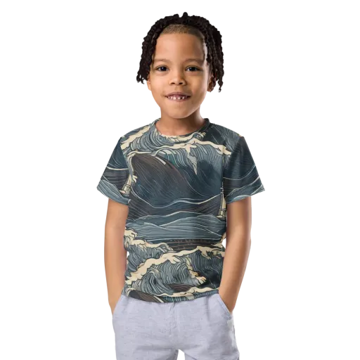 Stormwatch on a Kids Crew Neck T-Shirt