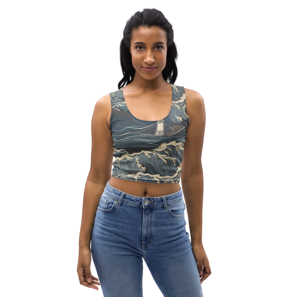 Stormwatch on Crop Top — Front