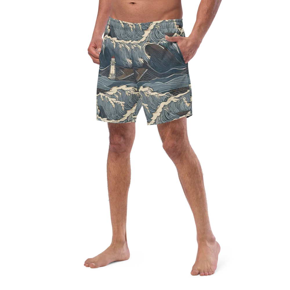 Stormwatch on Swim Trunks — Left Front