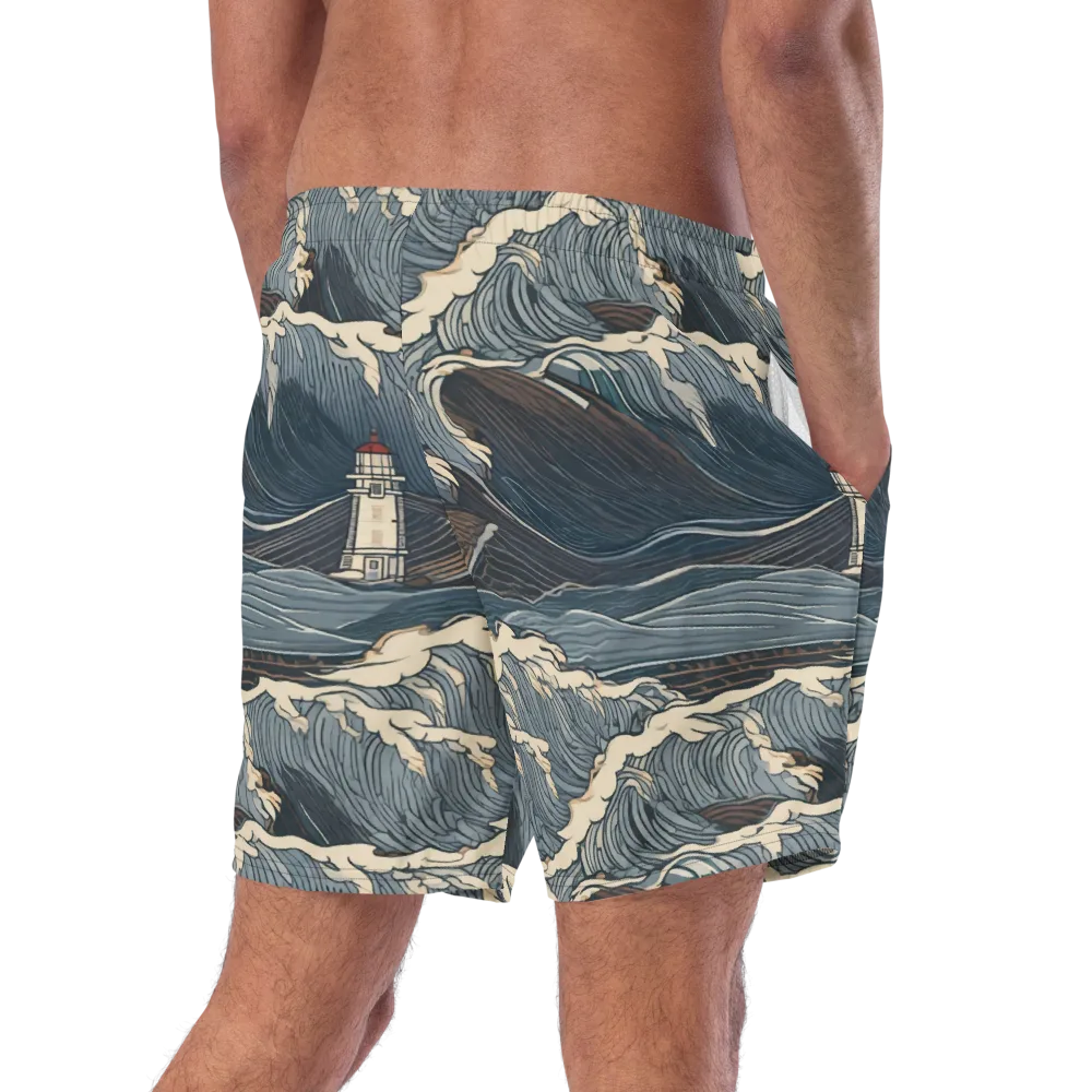 Stormwatch on Swim Trunks — Right Back