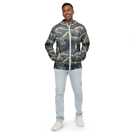 Stormwatch on a Men's Windbreaker