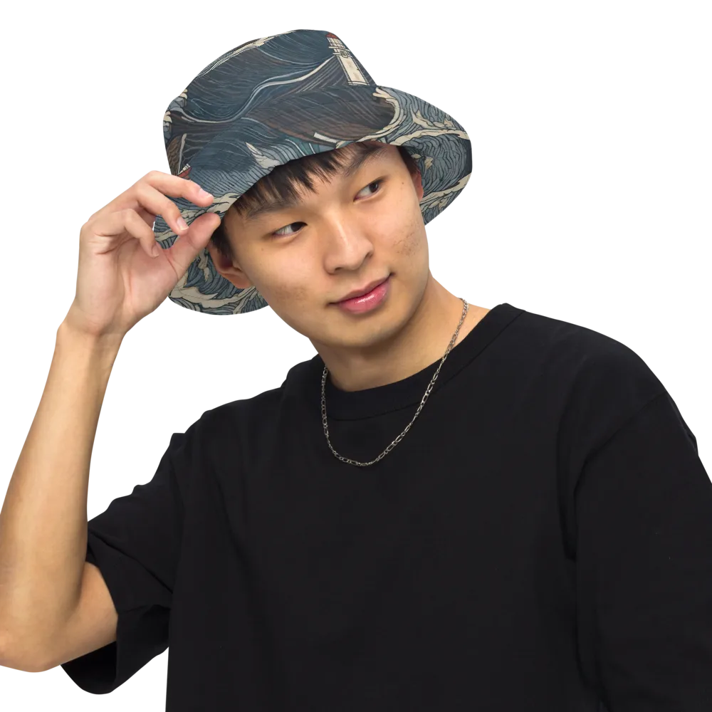 Stormwatch on Reversible Bucket Hat — Front Inside