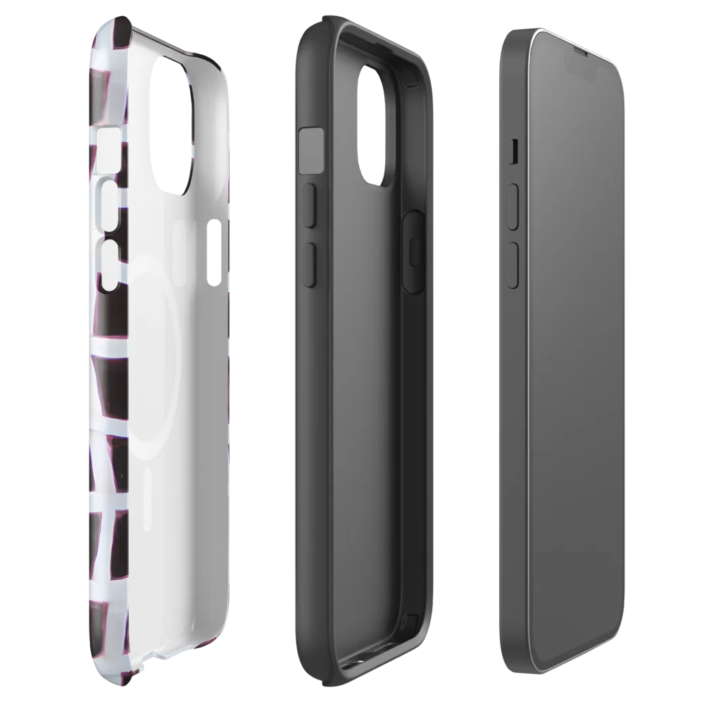 Velvet Grid on MagSafe Tough Case for iPhone® — Front