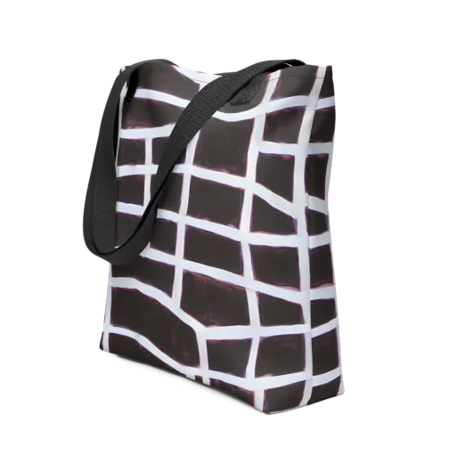 Velvet Grid on a Tote Bag