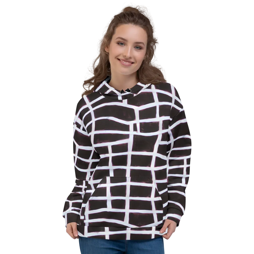 Velvet Grid on Hoodie — Front