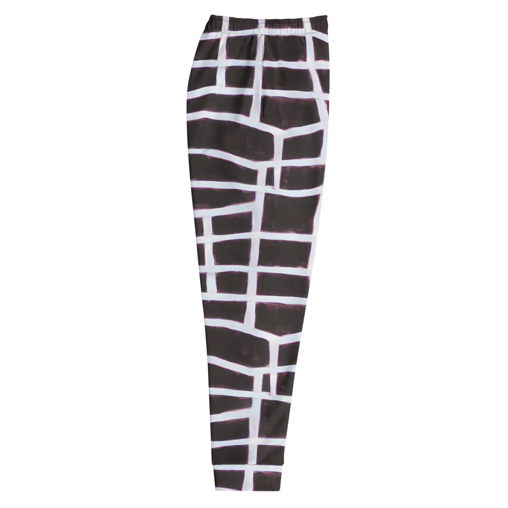 Velvet Grid on Men's Joggers — Right