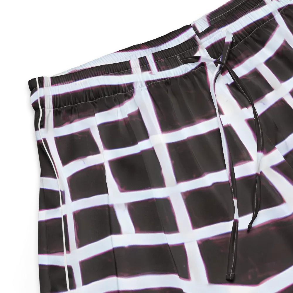 Velvet Grid on Women's Pajama Shorts — Product details