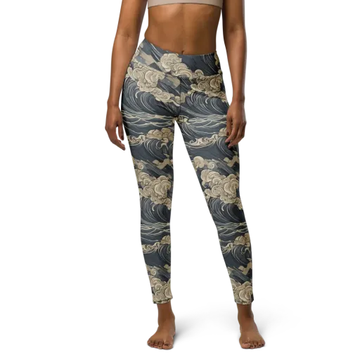 Beacon in the Swell on a Yoga Leggings
