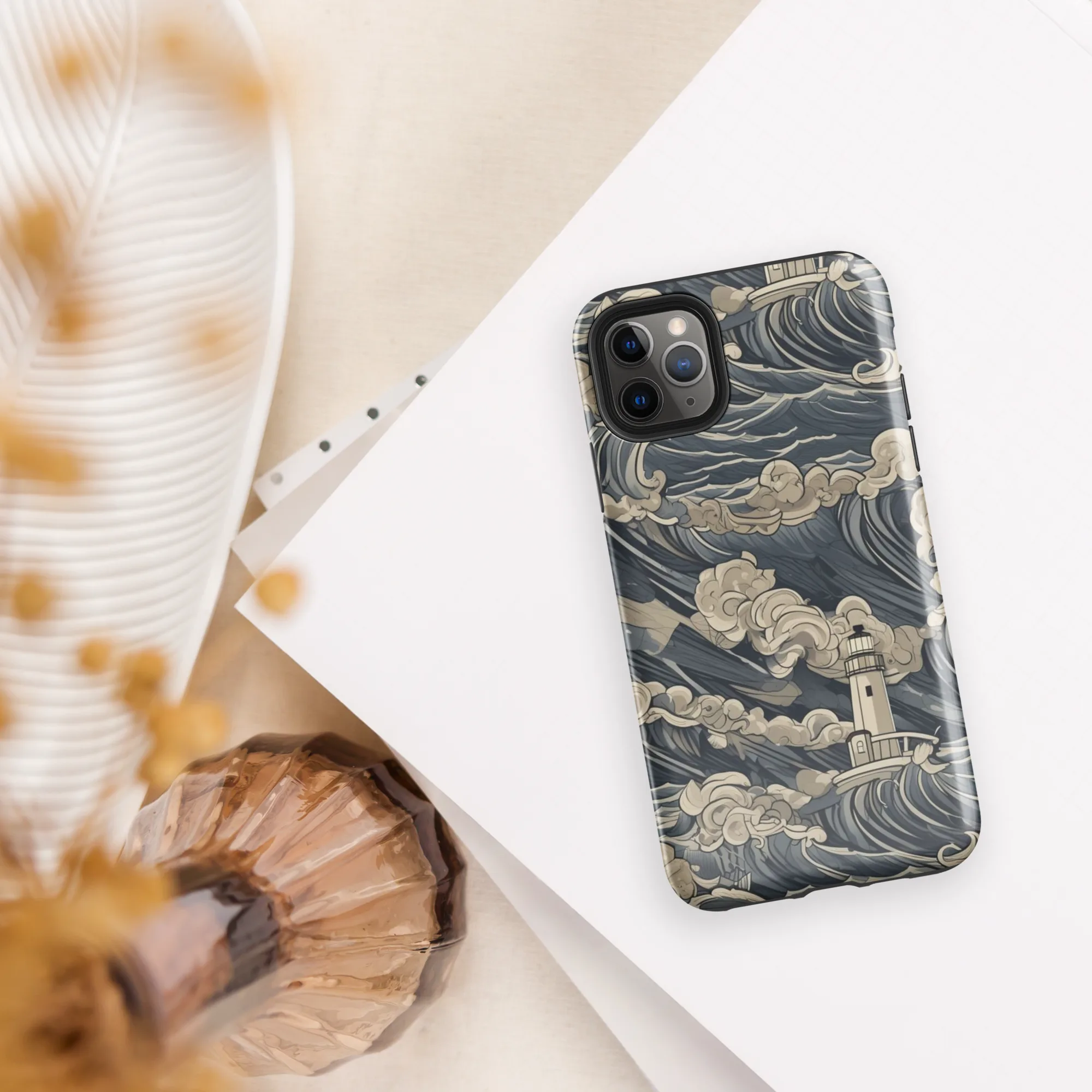 Beacon in the Swell on Tough Case for iPhone® — Front
