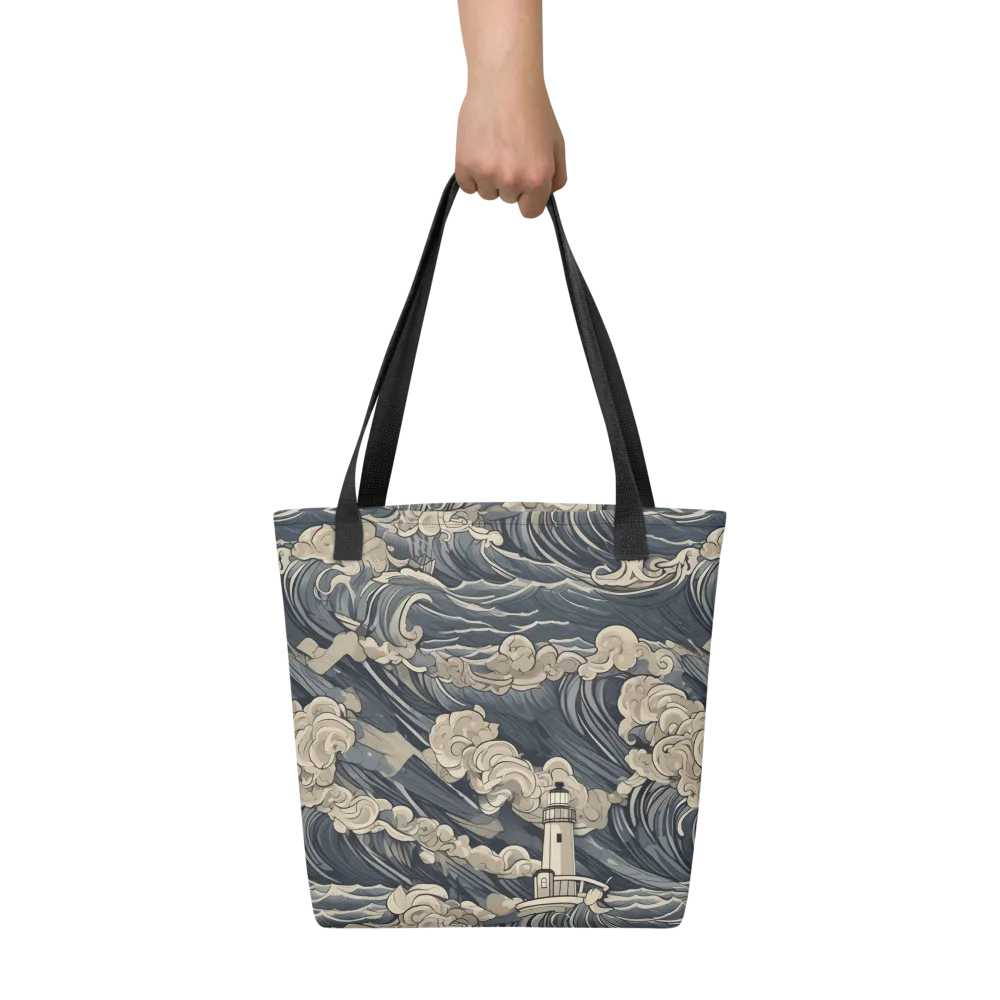 Beacon in the Swell on Tote Bag — Front