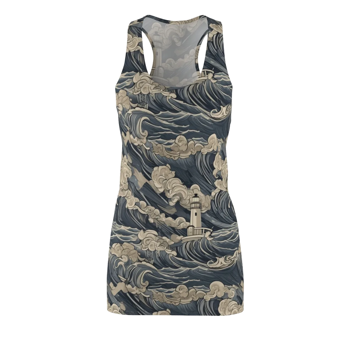 Beacon in the Swell on Racerback Dress — Front