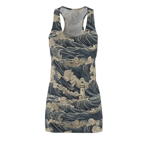 Beacon in the Swell on a Racerback Dress