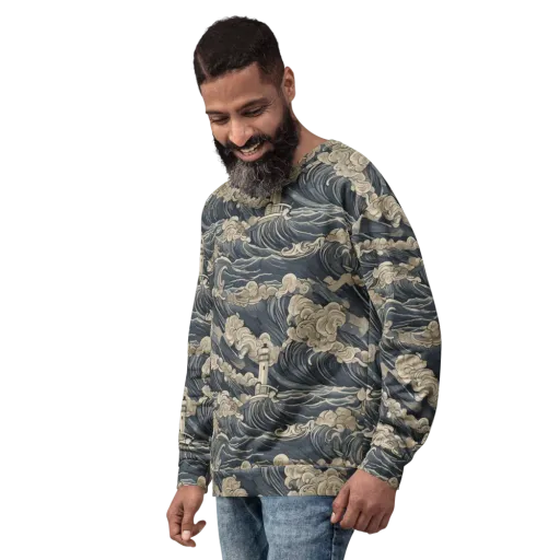 Beacon in the Swell on a Sweatshirt