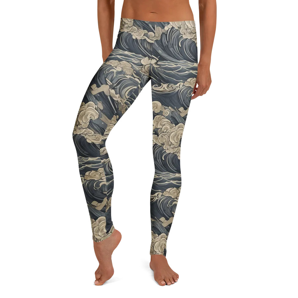 Beacon in the Swell on Leggings — Front