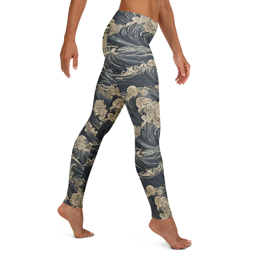 Beacon in the Swell on Leggings — Right