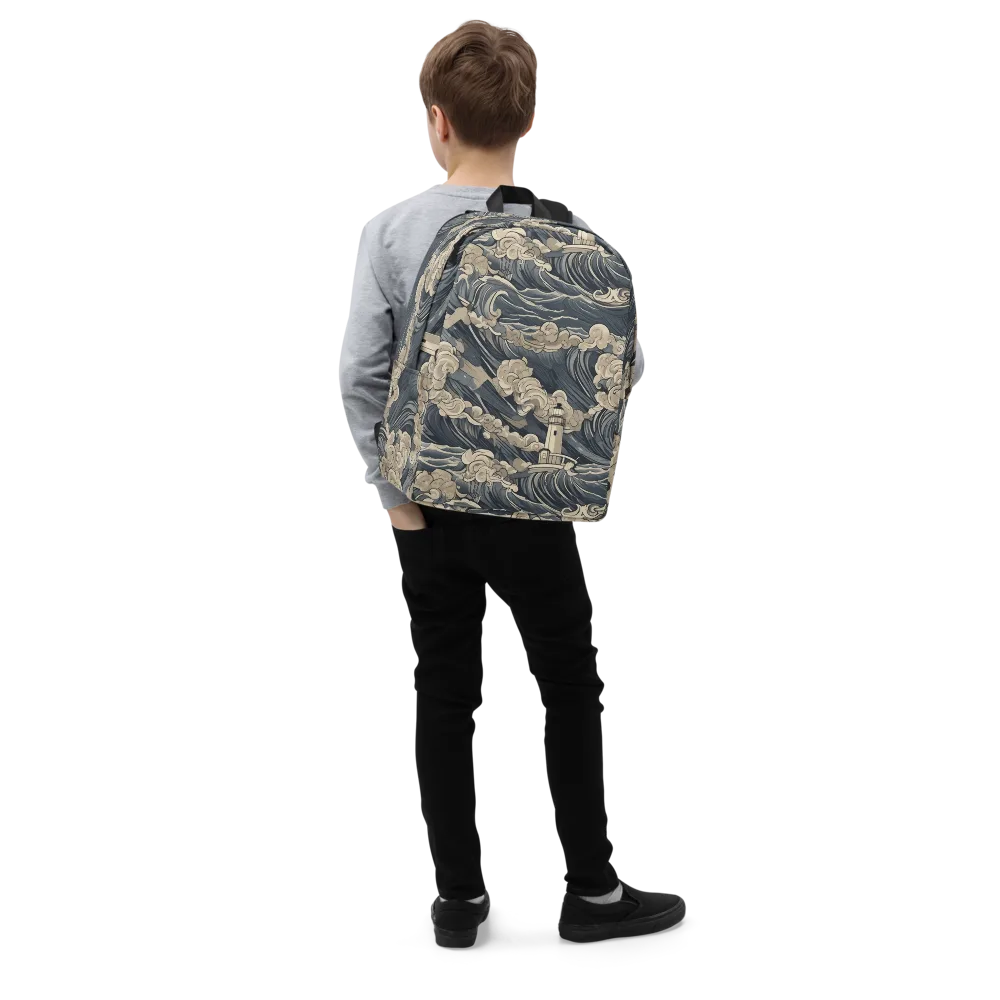 Beacon in the Swell on Minimalist Backpack — Right Front