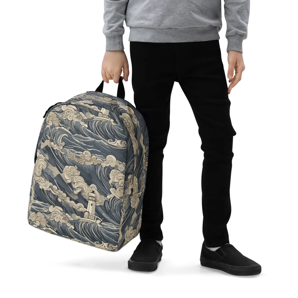 Beacon in the Swell on Minimalist Backpack — Zoomed-in
