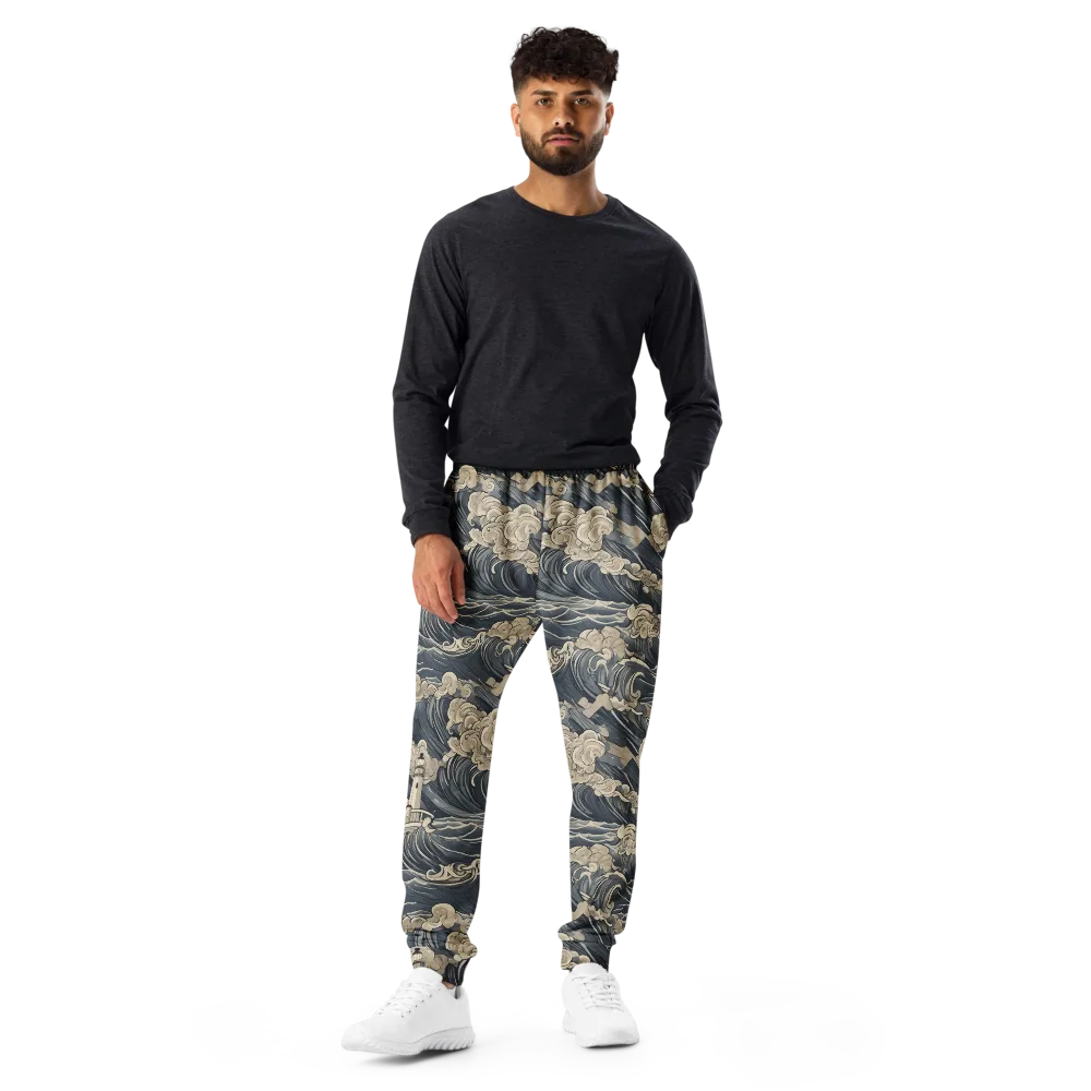 Beacon in the Swell on Men's Joggers — Front