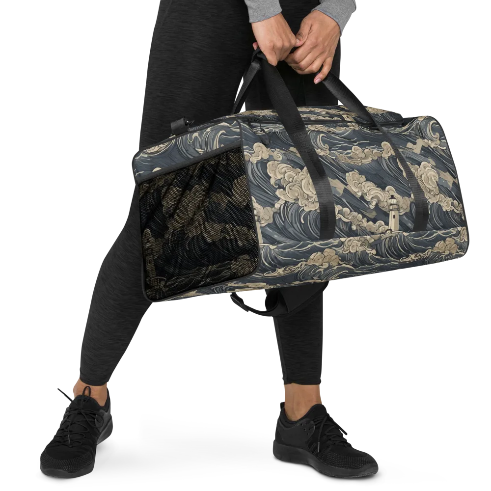 Beacon in the Swell on Duffle Bag — Right Front