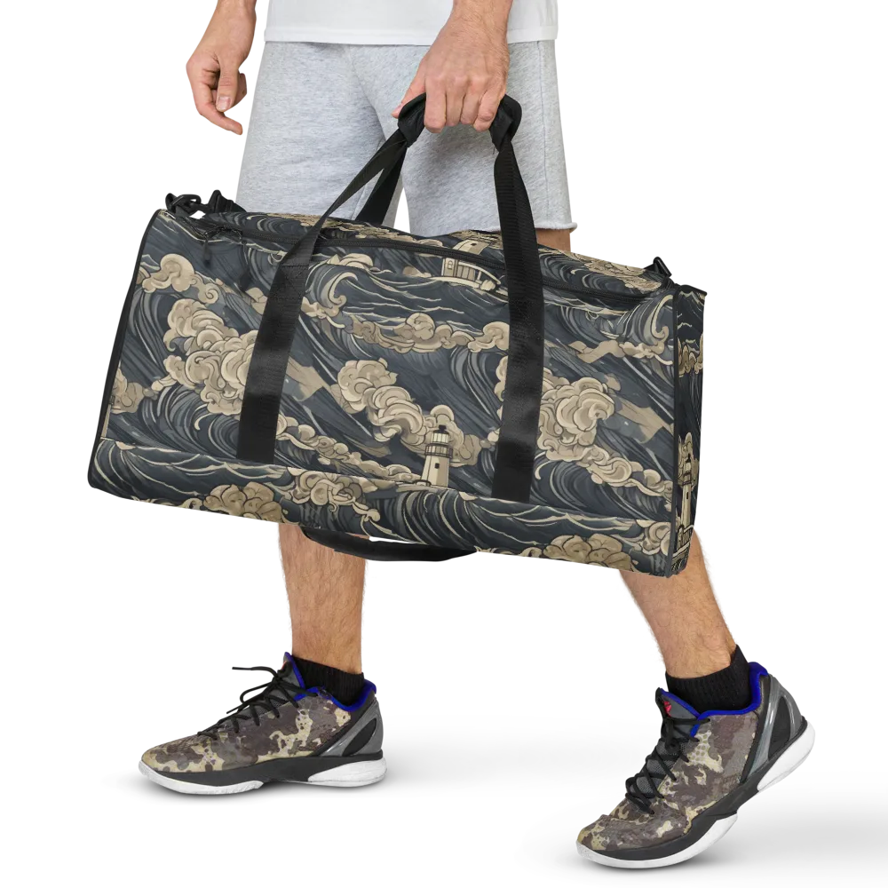 Beacon in the Swell on Duffle Bag — Front
