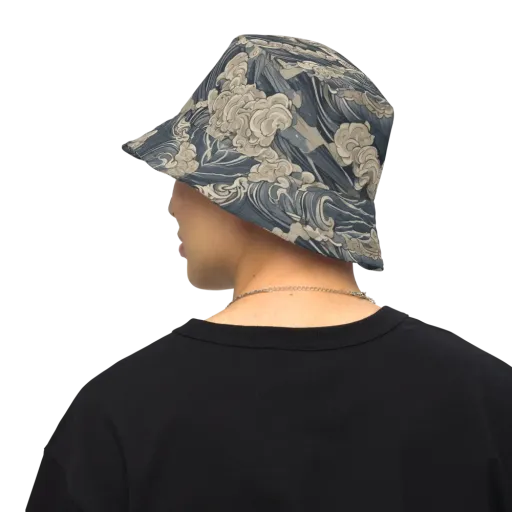 Beacon in the Swell on a Reversible Bucket Hat