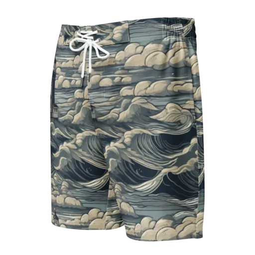 Stormwatch Lighthouse on a Men's Board Shorts