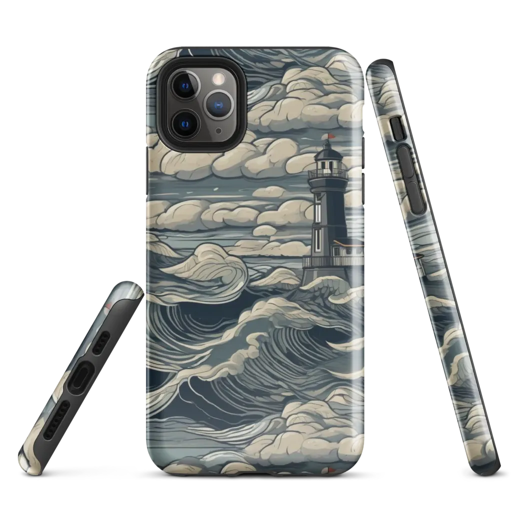 Stormwatch Lighthouse on Tough Case for iPhone® — Front