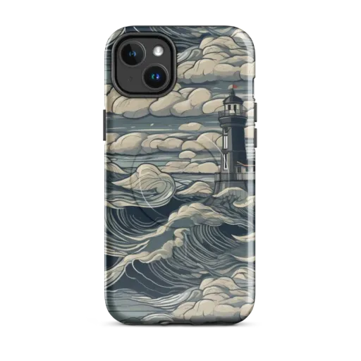Stormwatch Lighthouse on a MagSafe Tough Case for iPhone®