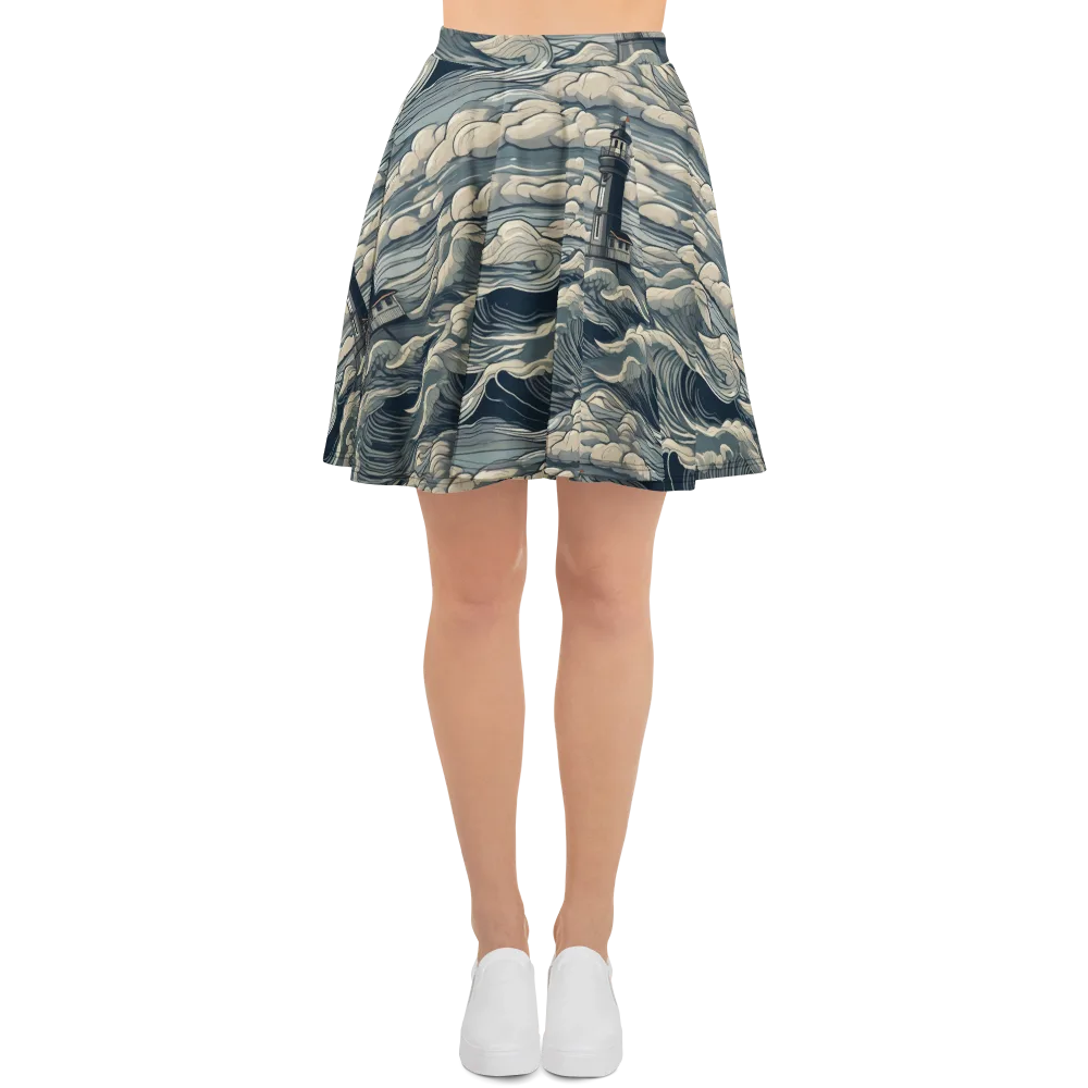 Stormwatch Lighthouse on Skater Skirt — Front