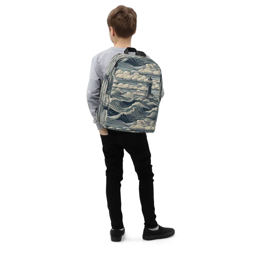 Stormwatch Lighthouse on Minimalist Backpack — Right Front