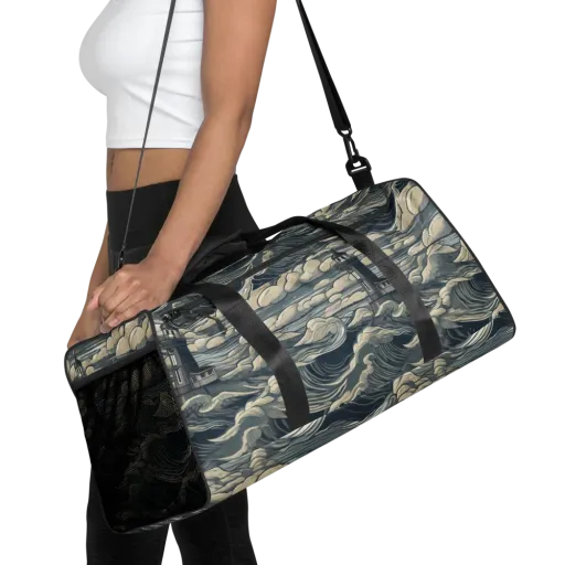 Stormwatch Lighthouse on a Duffle Bag