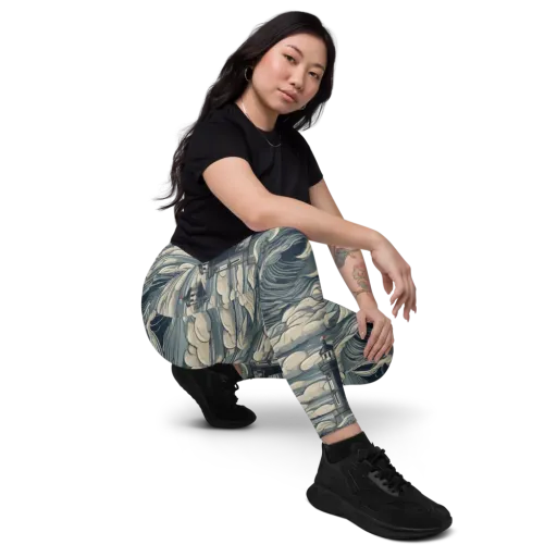 Stormwatch Lighthouse on a Leggings with Pockets