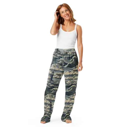Stormwatch Lighthouse on a Women's Pajama Pants