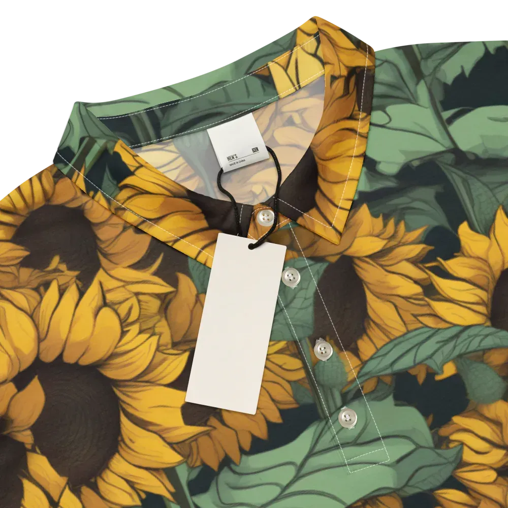 Golden Canopy on Men's Slim Fit Polo Shirt — Product details