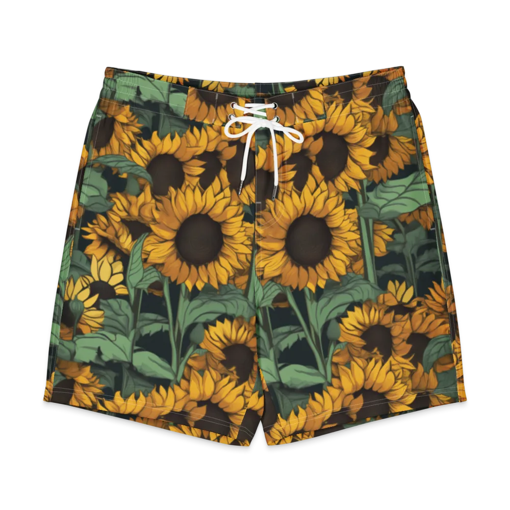 Golden Canopy on Men's Board Shorts — Front