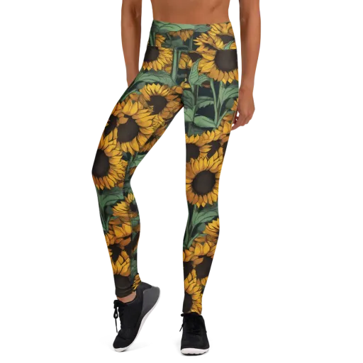 Golden Canopy on a Yoga Leggings