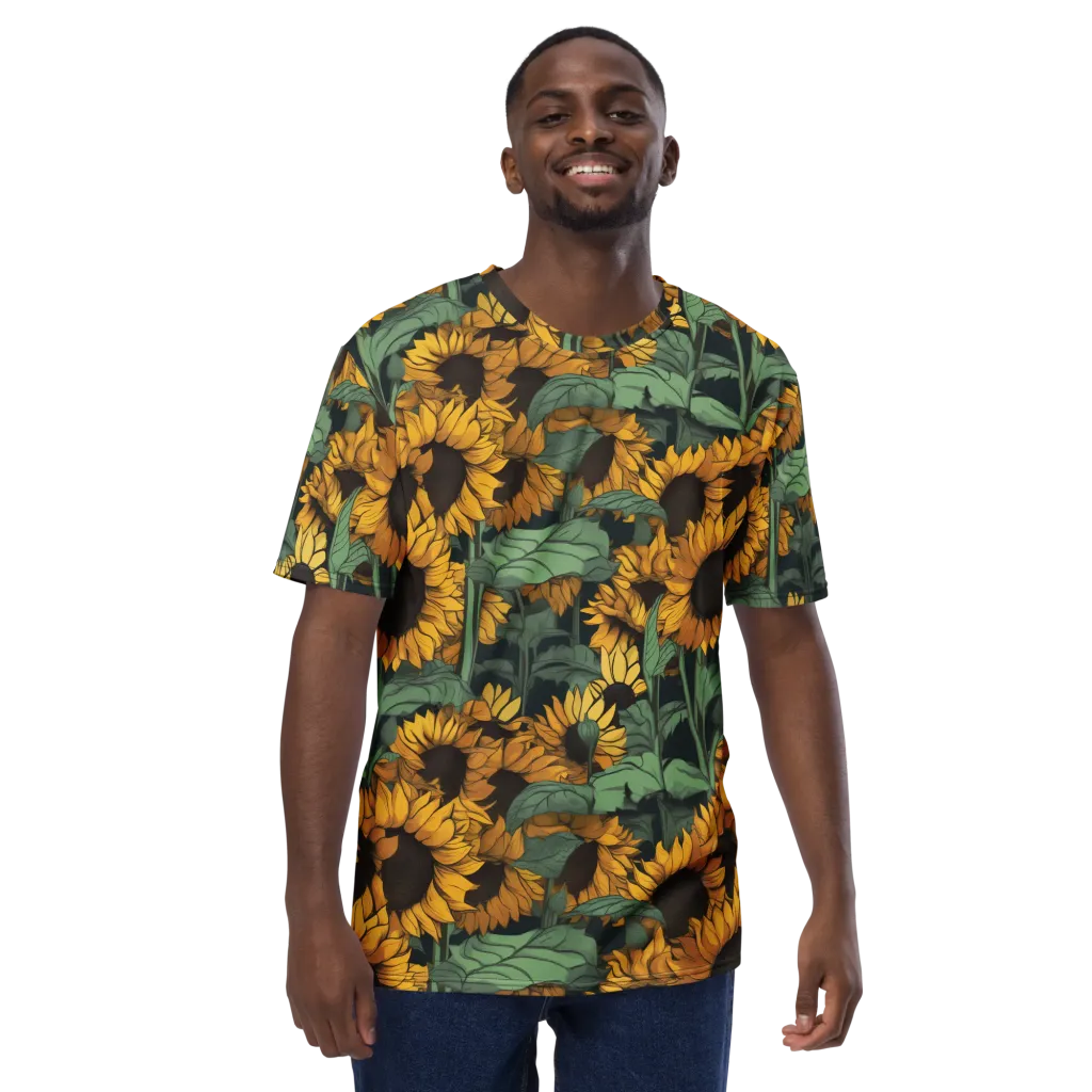 Golden Canopy on Men's Crew Neck T-Shirt — Front