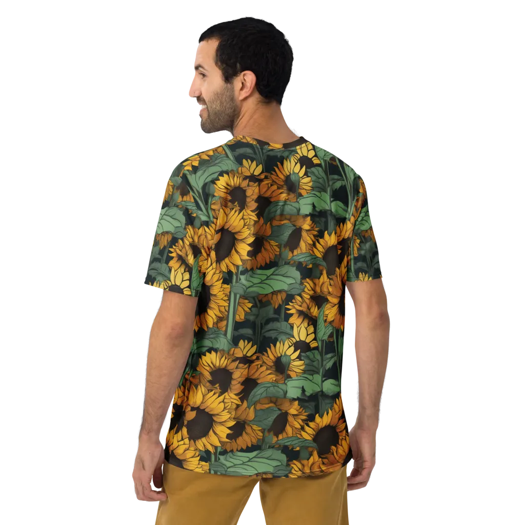 Golden Canopy on Men's Crew Neck T-Shirt — Back