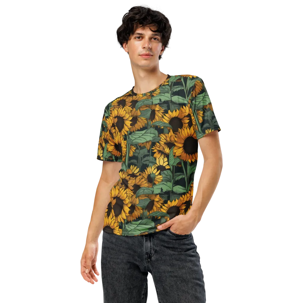 Golden Canopy on Men's Crew Neck T-Shirt — Front