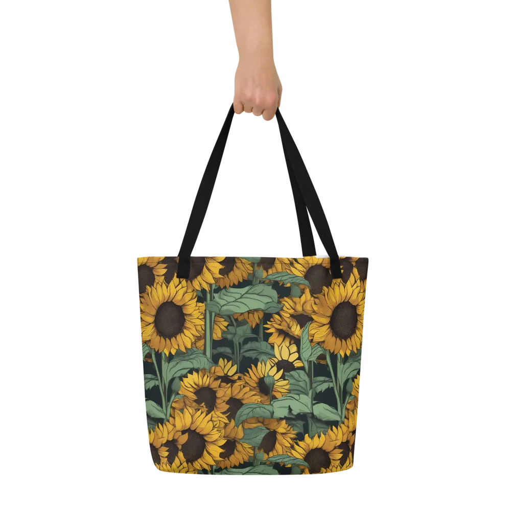 Golden Canopy on Large Tote Bag W/ Pocket — Front