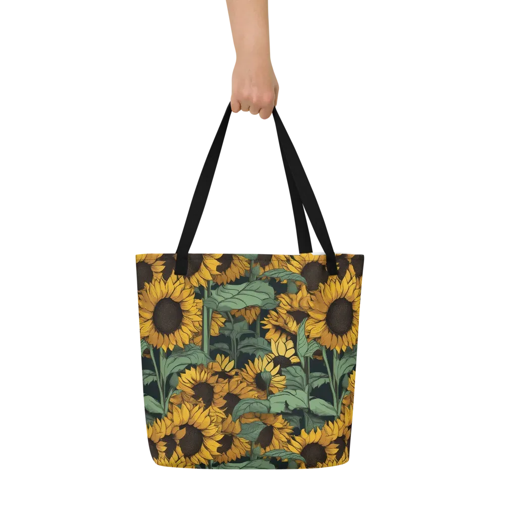 Golden Canopy on Large Tote Bag W/ Pocket — Front