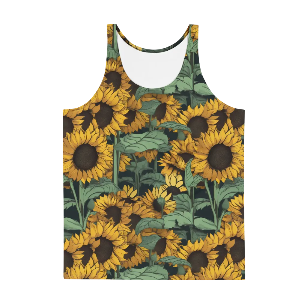 Golden Canopy on Men's Tank Top — Front