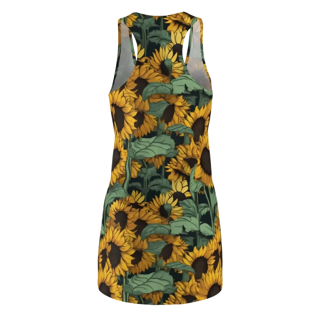 Golden Canopy on Racerback Dress — Back