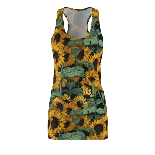 Golden Canopy on a Racerback Dress