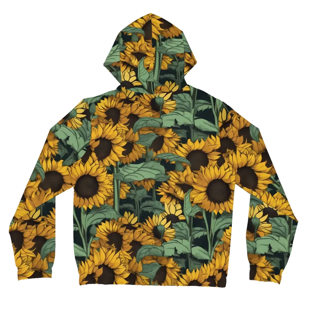 Golden Canopy on Women's Full-Zip Hoodie — Back