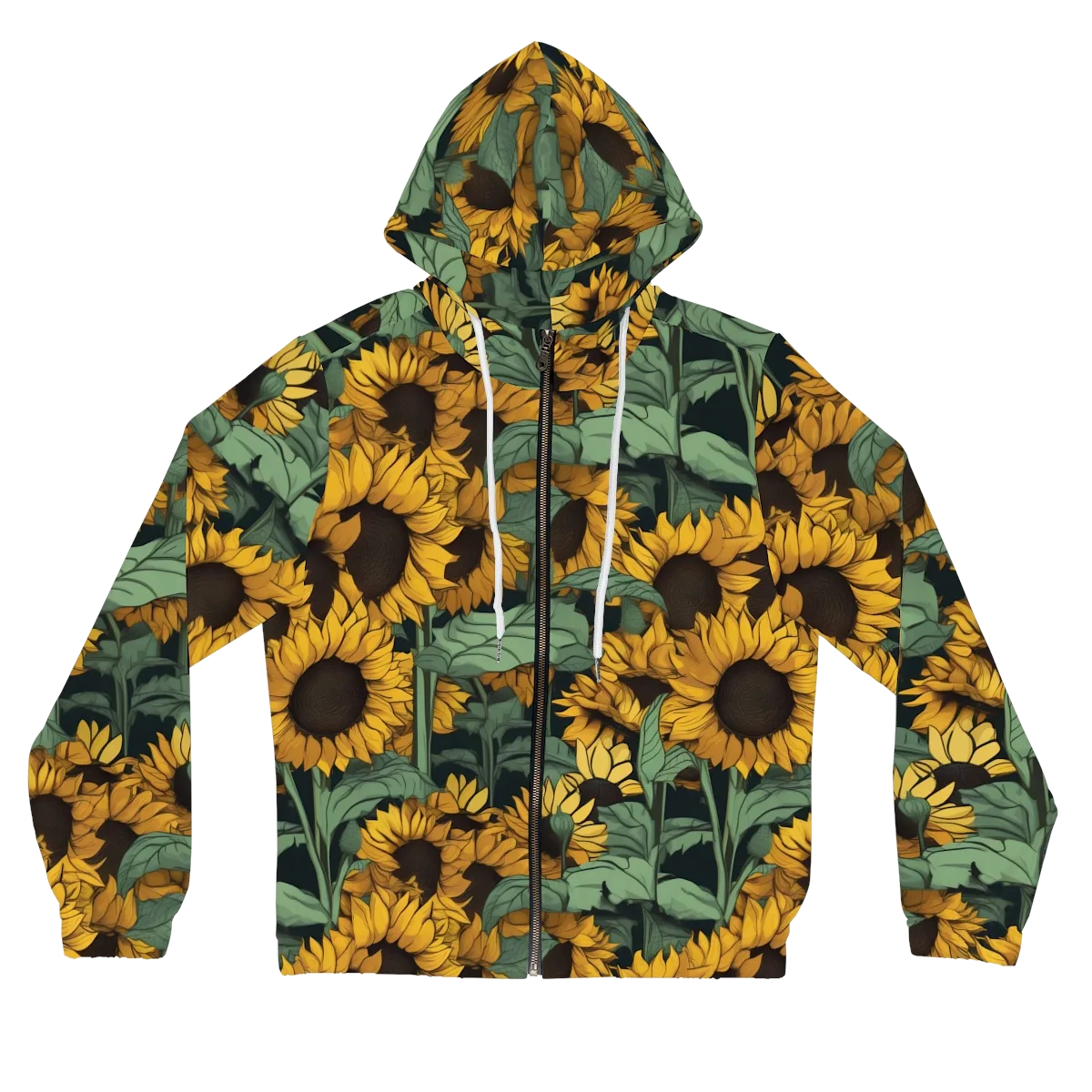 Golden Canopy on Women's Full-Zip Hoodie — Front