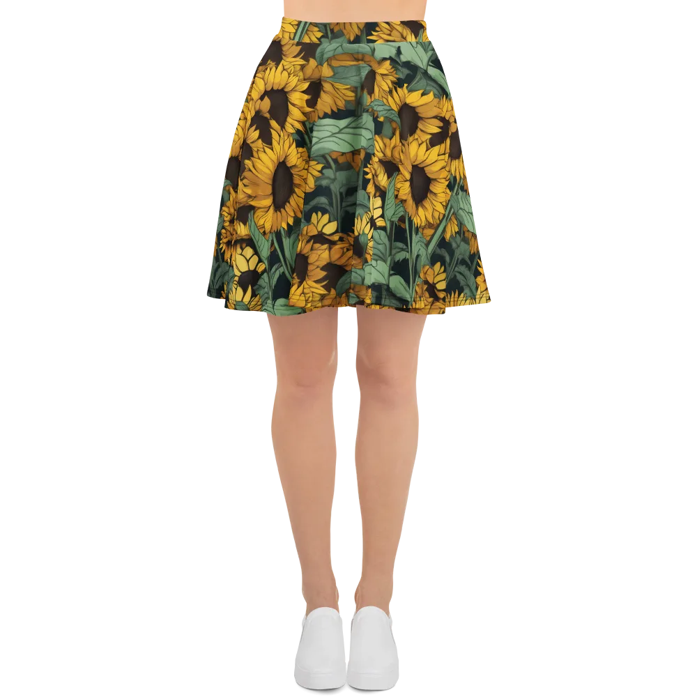 Golden Canopy on Skater Skirt — Front